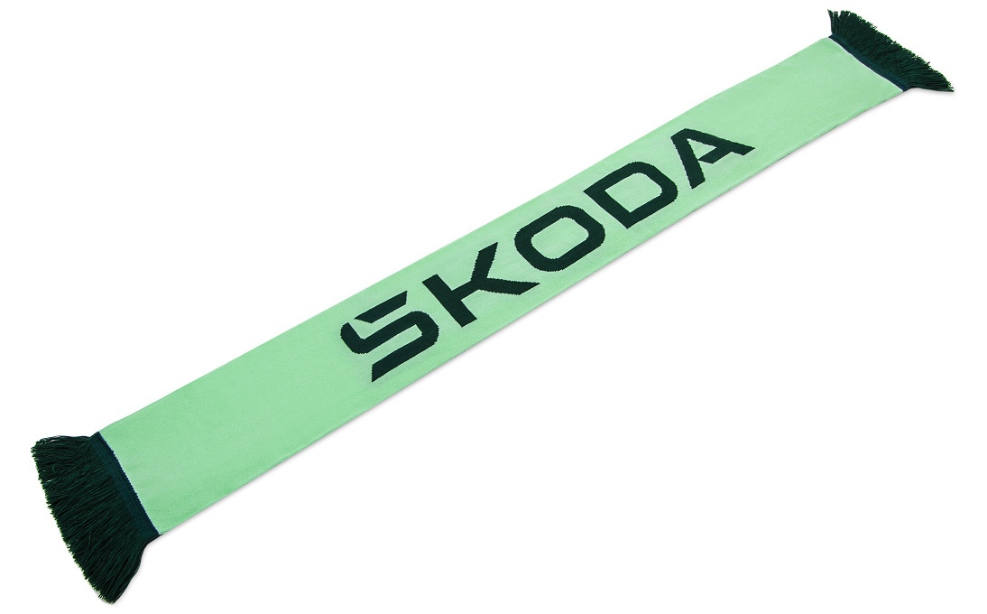 Шарф хокейний SKODA electric/emerald green (6U0084330A)