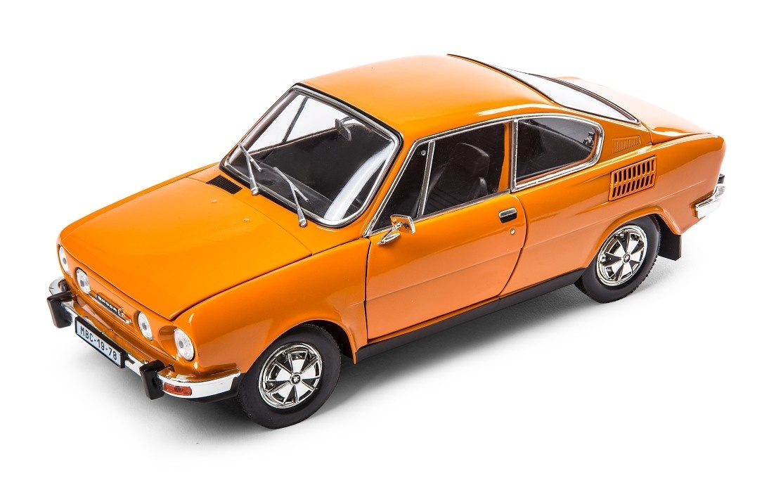 Модель Skoda 110R 1980 1:18 orange (6U0099302FSX)