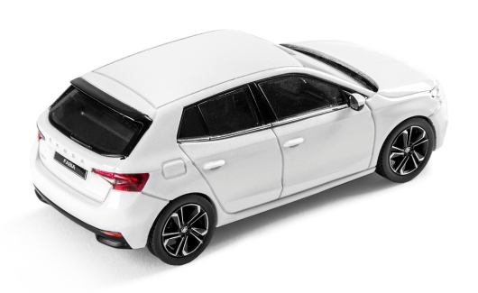 Модель Skoda Fabia A07 1:43 Moon white (6VA099300S9R) 3