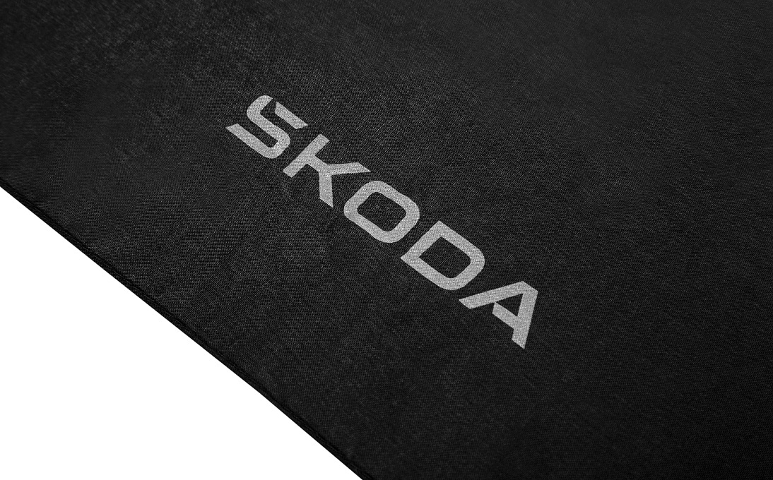 Парасолька чорна складана SKODA (6U0087602B) 4