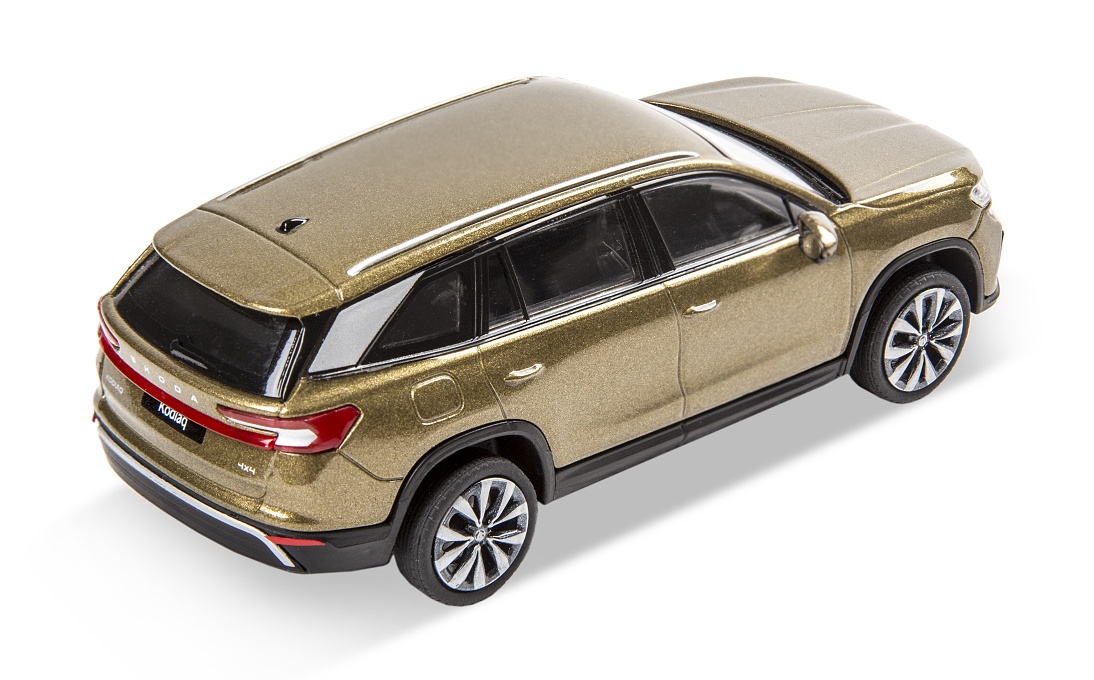 Модель Skoda Kodiaq II 1:43 gold Bronx (57H099300F8P) 3