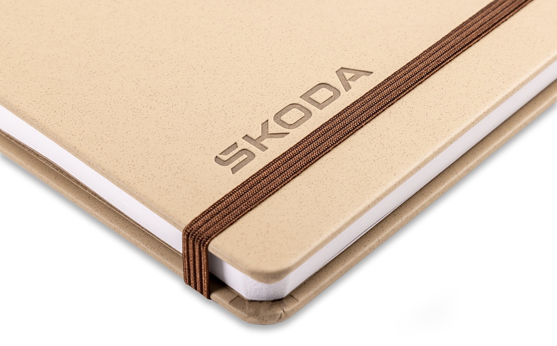 Записник SKODA бежевий (A5) (6U0087216CUHS) 4