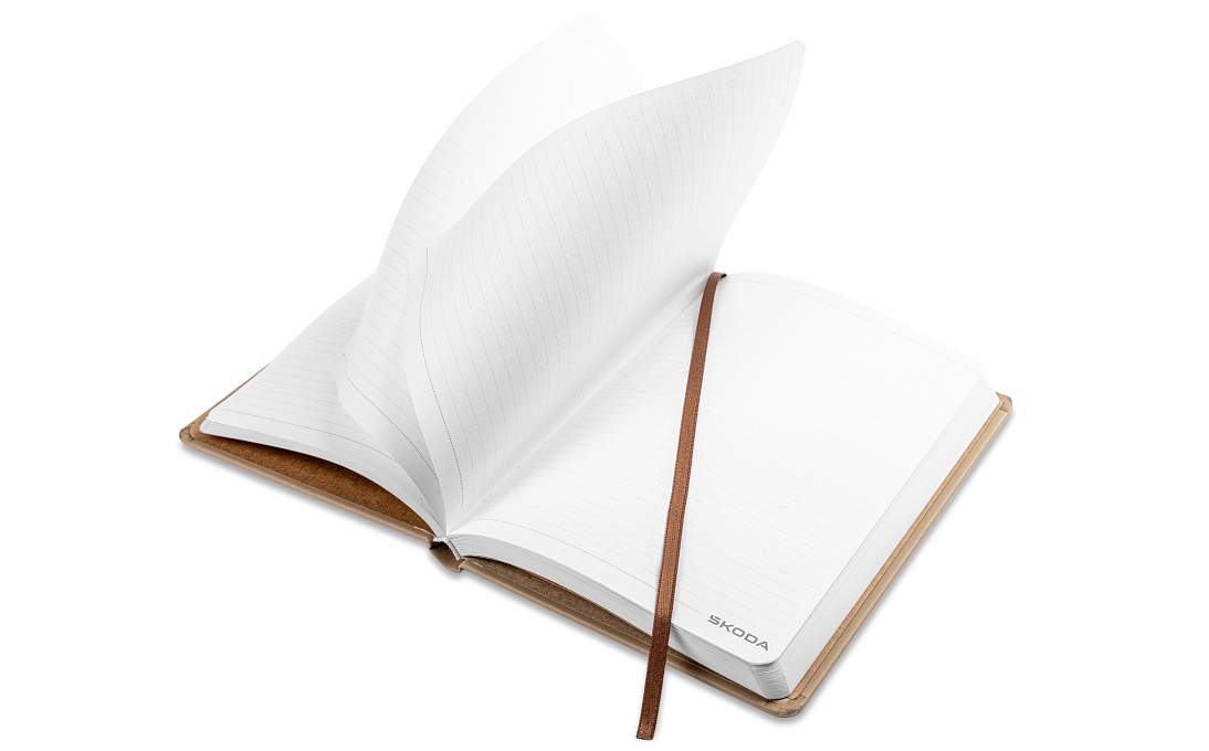 Записник SKODA бежевий (A5) (6U0087216CUHS) 5