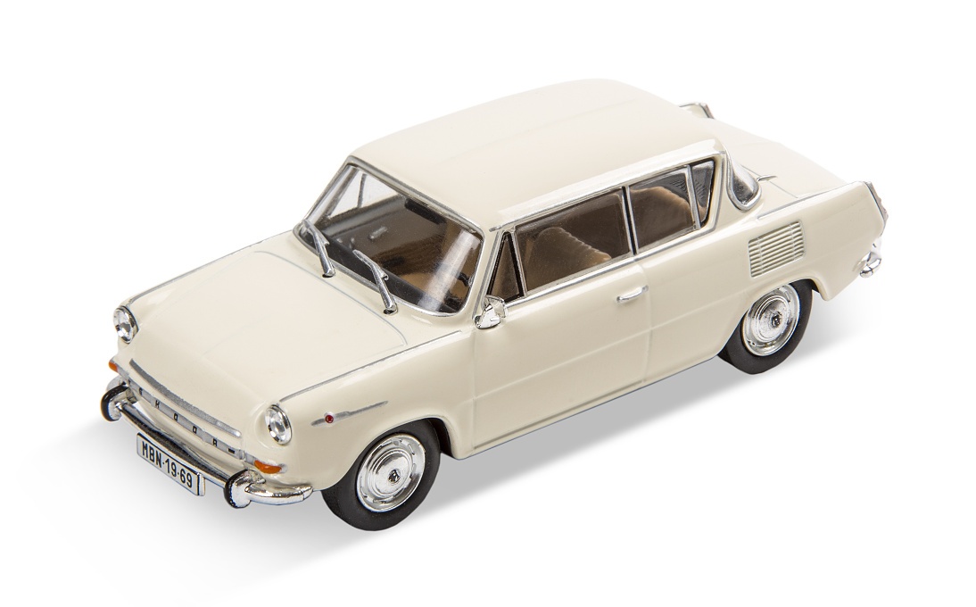 Модель SKODA 1100MBX (1969) 1:43 white (6U0099300M084) 1