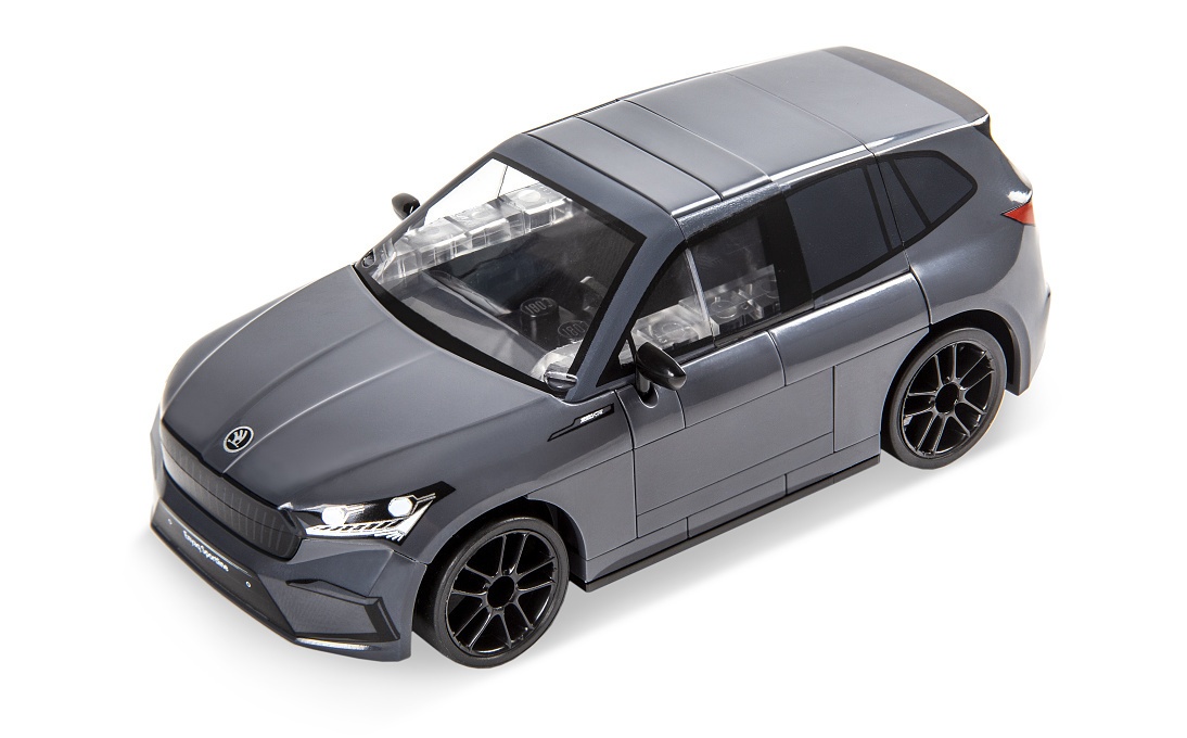 Конструктор іграшковий SKODA ENYAQ Sportline сірий (6U00877558J) 1
