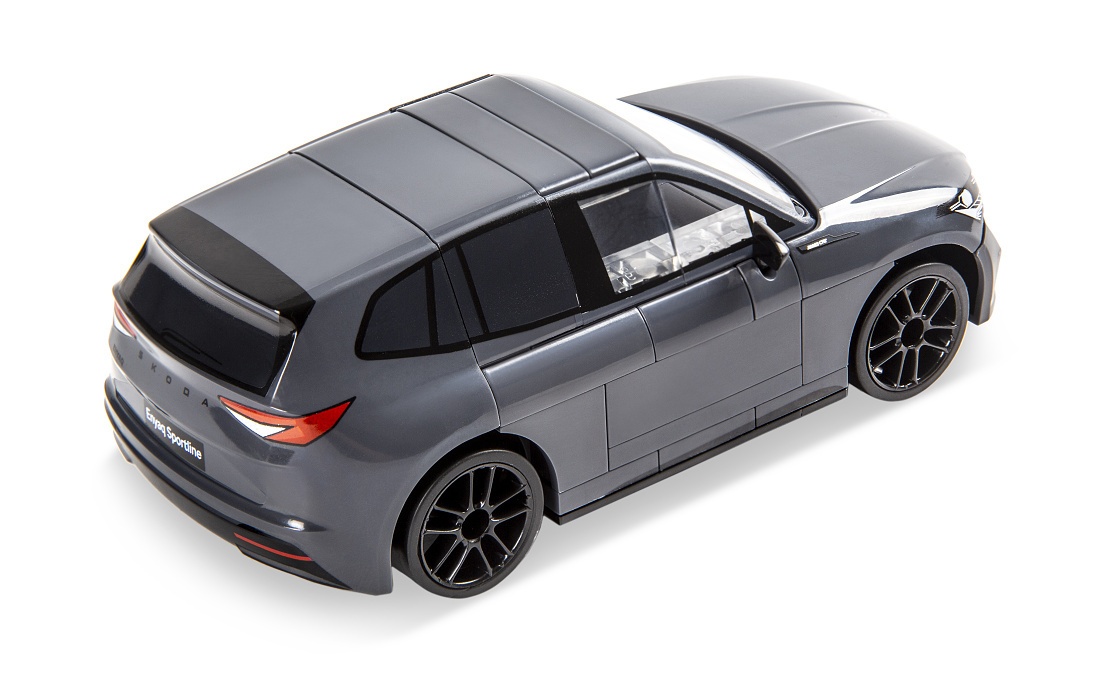 Конструктор іграшковий SKODA ENYAQ Sportline сірий (6U00877558J) 2