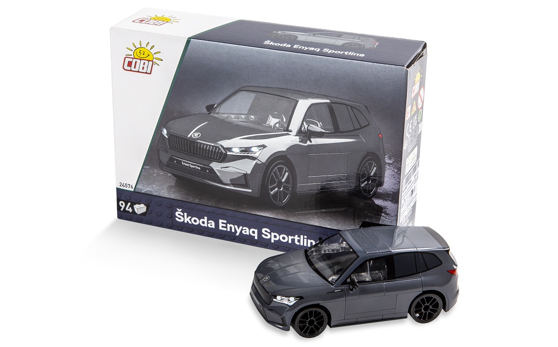 Конструктор іграшковий SKODA ENYAQ Sportline сірий (6U00877558J) 4