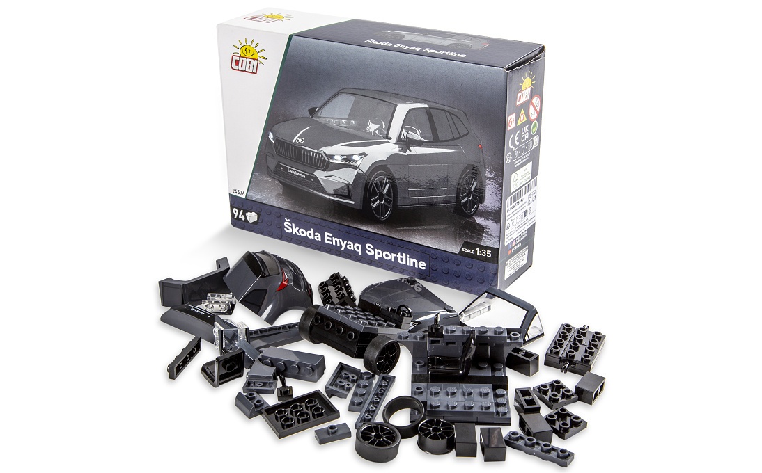 Конструктор іграшковий SKODA ENYAQ Sportline сірий (6U00877558J) 5