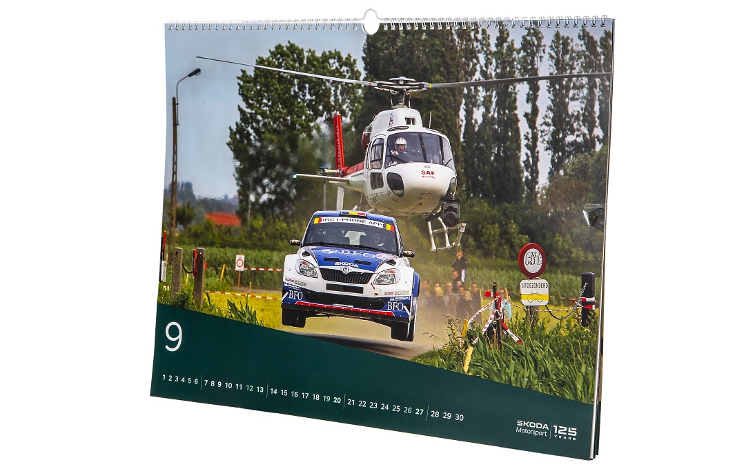 Календар SKODA Motorsport 2026 настінний (6U0087710D) 2