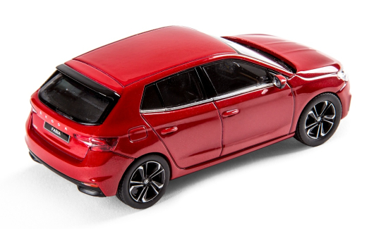Модель Skoda Fabia A07 1:43 Velvet red (6VA099300F3P) 3