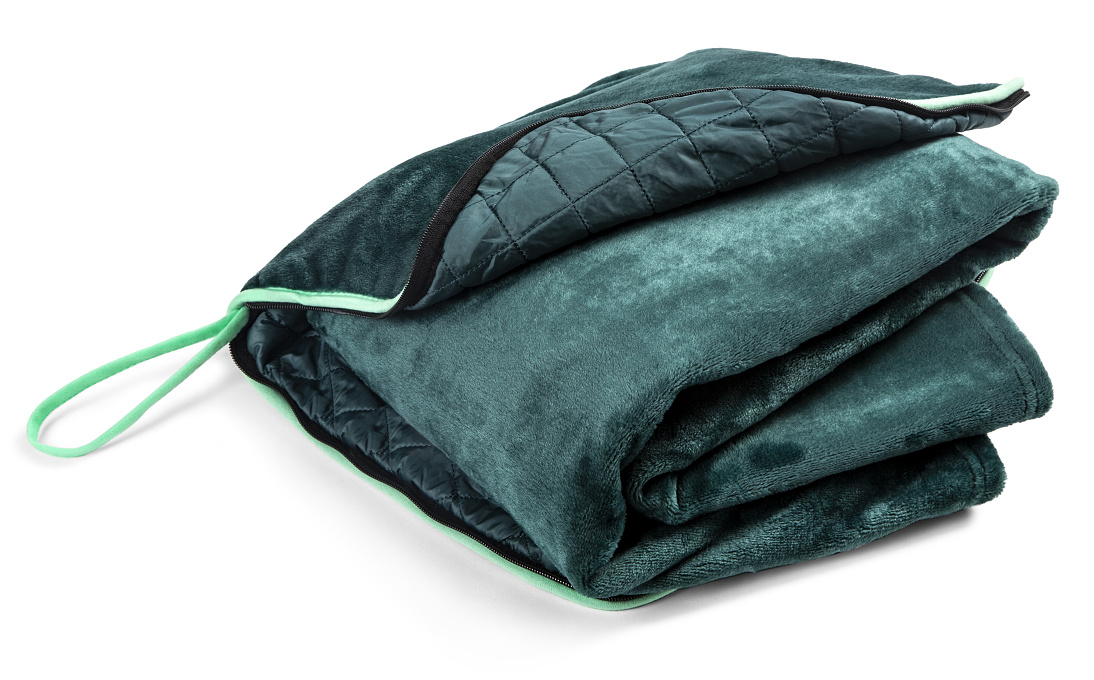 Ковдра SKODA emerald green (40*35->120*160см) (6U0084509A)